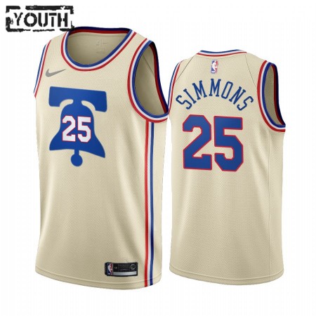 Philadelphia 76ers Ben Simmons 25 2020-21 Earned Edition Pelipaidat Swingman - Lasten
